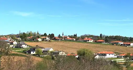 Vue en été.