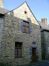 Maison à pignon du XVe&nbsp;siècle.