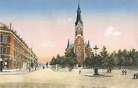 Oranjeboomstraat est une des rues emblématiques du nouveau quartier sud de Feijenoord.