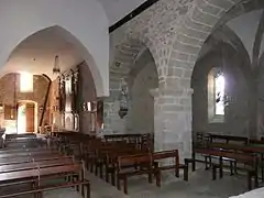 L'intérieur.
