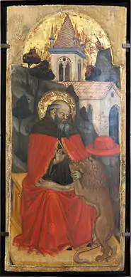 Saint Jérôme guérissant le lion, Avignon, musée du Petit Palais.