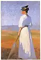 Femme en blanc