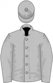 Silver, tassel on cap