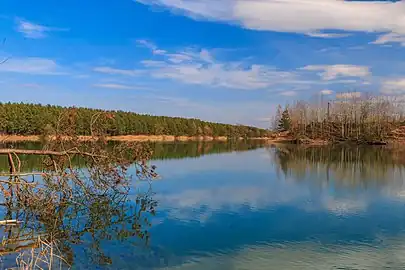 Étang à Písek.