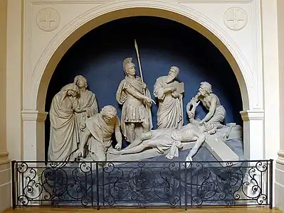 Mise en croix, Jehan Du Seigneur.