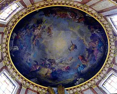 Coupole de la chapelle de la Vierge, Assomption (1749-1756), Jean-Baptiste Marie Pierre.