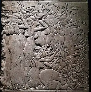 photo d'un bloc sculpté