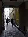 Entrée du passage, rue du Faubourg-Saint-Antoine.