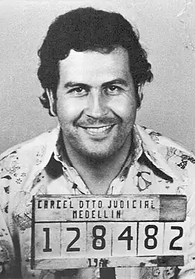 Pablo Escobar en 1976.