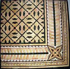 Autre restitution de pavement du Palatin.