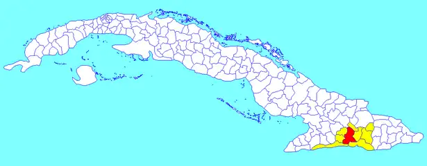 Municipalité de Palma Soriano dans la province de Santiago de Cuba