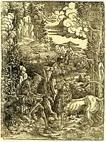 Saint Jérôme avec le lion.