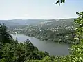 Vue sur la partie sud-ouest du lac