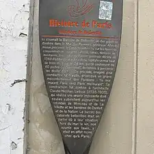 No&nbsp;4 : Panneau Histoire Barrière de Belleville.
