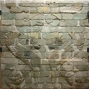 Panneau de briques du palais de Darius.