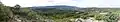 Panoramique de la confluence Encrême-Calavon depuis l'extrémité sud