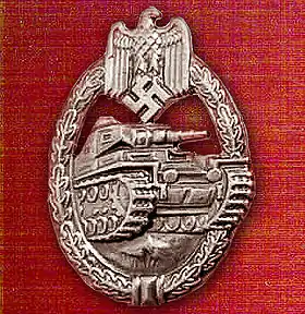 Insigne de combat des blindés