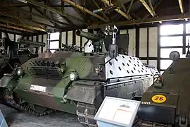Jaguar 2&nbsp;(en) ; Musée allemand des Blindés de Munster, Allemagne, 2010.