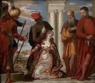Martyre de sainte Justine, Véronèse (v. 1573).