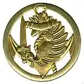 Ancien insigne de béret para des TDM