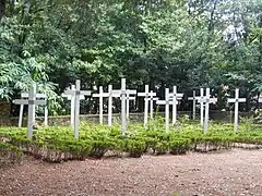 Le cimetière privatif des sœurs.