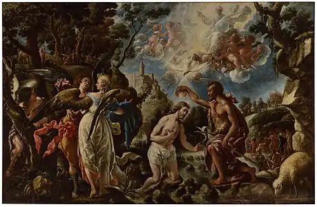 Le Baptême du Christ (1667), musée de Huesca&nbsp;(es).