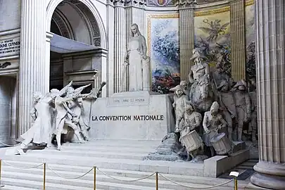 La Convention nationale, de François-Léon Sicard, 1920, pierre.