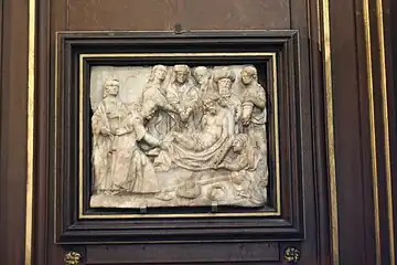 La Mise au tombeau, albâtre, XVIe&nbsp;siècle.