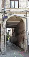 Entrée du passage du Lion d'Or sur la rue Saint-Jacques
