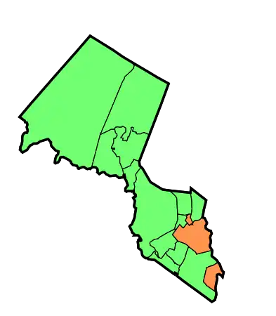 Langue la plus parlée par localité en 2016 : AnglaisEspagnol