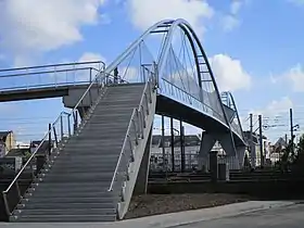 La nouvelle passerelle Fournier en avril 2017