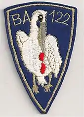 Insigne de tradition de la Base Aérienne 122 Chartres-Champhol.