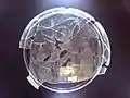 Patène en verre de Castulo (Espagne) IVe&nbsp;siècle.