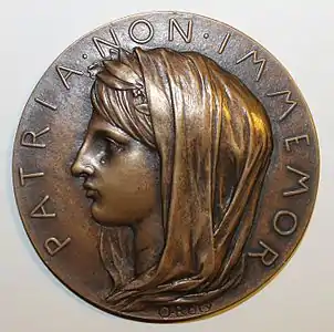 Médaille du 25e anniversaire de la Troisième République.
