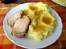Accompagnement de rôti de porc.