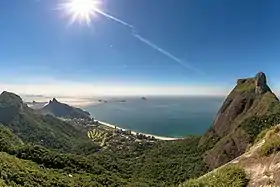 Vue depuis Pedra Bonita.