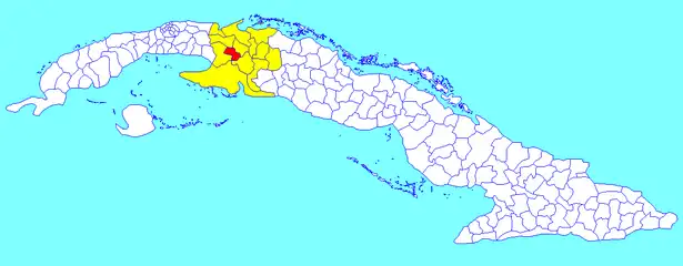 Municipalité de Pedro Betancourt dans la province de Cienfuegos