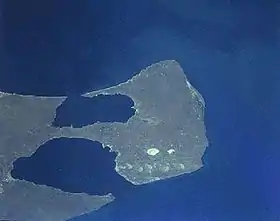 Le golfe Nuevo, au sud-ouest de la péninsule Valdés