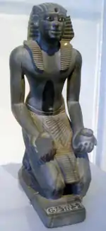 Statuette de Pépi Ier, VIe dynastie. Brooklyn Museum de New York.