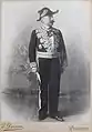Portrait d'un préfet (non déterminé), sur un carton de Dorsène, vers 1900.