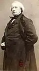 Henriquel-Dupont photographié par Étienne Carjat, vers 1865-1870.
