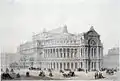 Vue du projet de Botrel et Crépinet pour l'Opéra (février 1861)