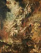La Chute des Damnés&nbsp;(en), Rubens, 1620
