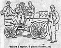 Serpollet voiture à vapeur.De Prandiéres n'a pas terminé.Concours du 'Petit Journal' Les Voitures sans Chevaux, Paris-Rouen.Le Petit Journal 22 juillet 1894