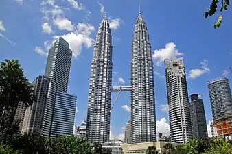 Les tours Petronas.