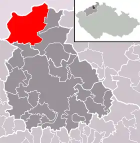 Localisation de Petrovice