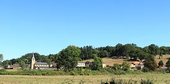 Vue en été.