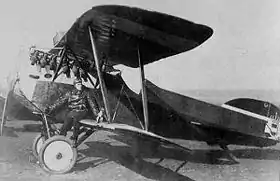 Vue de l'avion.
