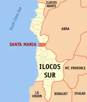 Localisation de Santa Maria