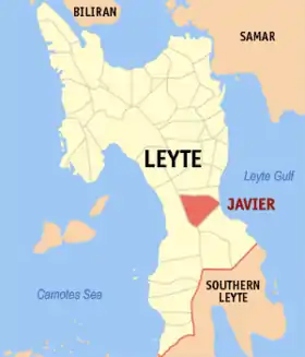 Localisation de Javier